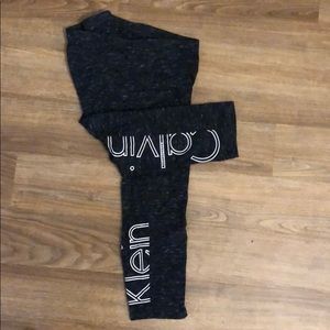 calvin klein crop workout leggings